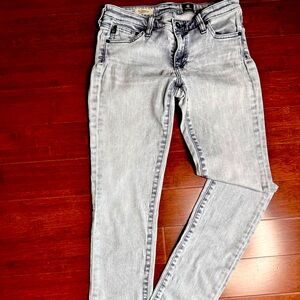 AG Grey washed denim super skinny fit “the legging” sz 28